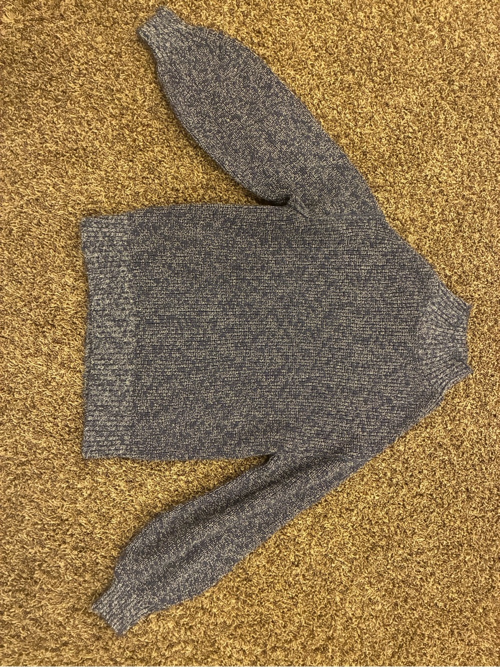 Women's Heathered Blue Crewneck Sweater